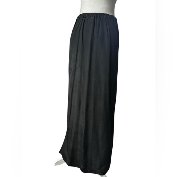 Vintage ARGENTI womens 8 100% Silk Maxi Opera Length Skirt Hong Kong Walk-Slit - Picture 5 of 11
